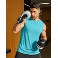 thumbnail image 3 of COOFANDY Men Workout Summer Tank Top Quick Dry UPF 50+ Sleeveless Athletic Gym Shirts Beach Swim Shirt, 3 of 6
