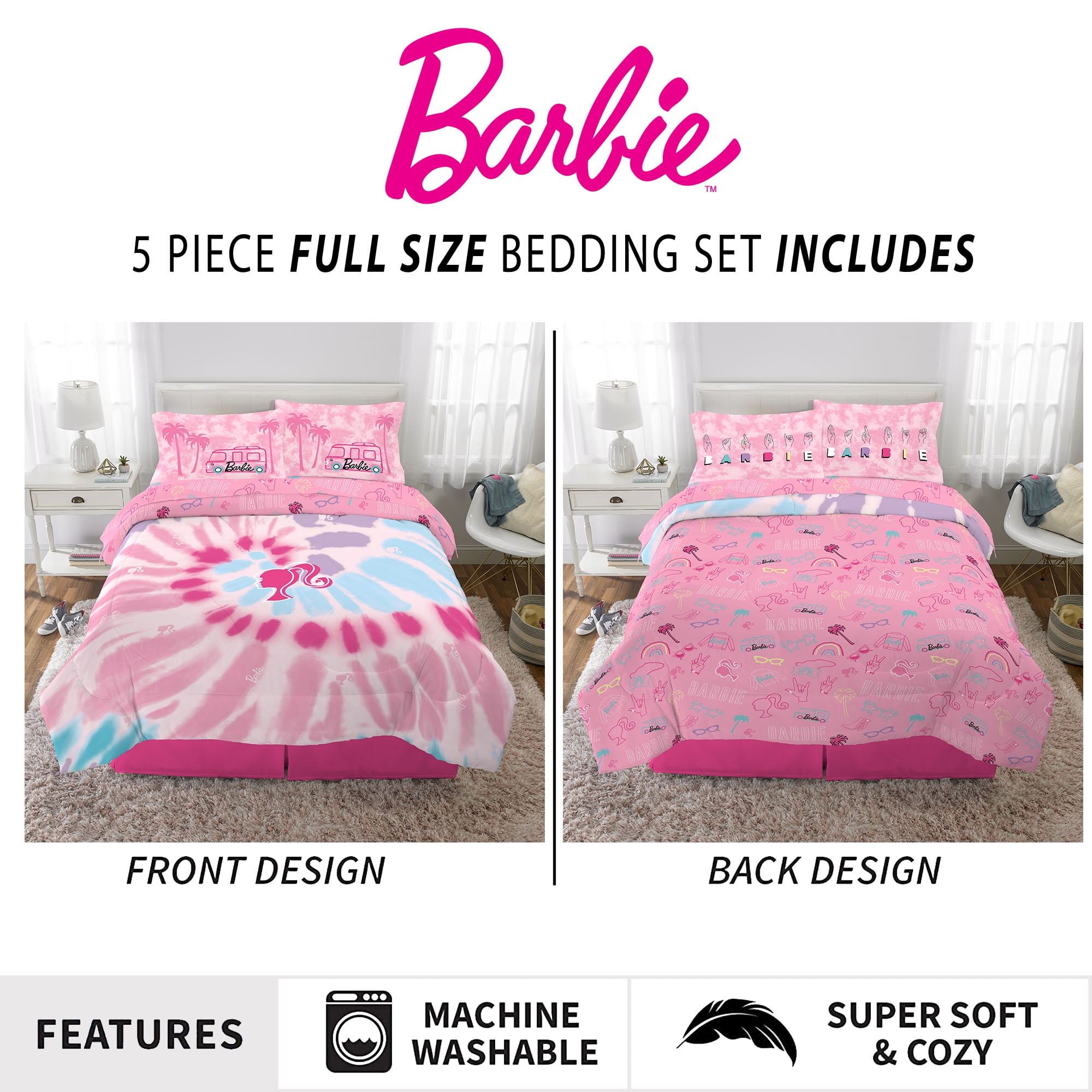 Barbie 2025 blanket set