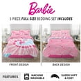 Barbie Kids Full TieDye BedinaBag, Reversible Comforter and Sheets