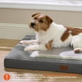 thumbnail image 5 of U By Bedsure Orthopedic Dog Bed for Large Dogs,, Washable Pet Beds for Crate with Removable Cover, Egg Crate Foam Puppy Mat Non-Slip Bottom, 35"x22", Gray, 5 of 10