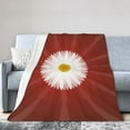 thumbnail image 1 of Blooming Flowers Throw Blanket, Anti-Pilling Ultra-Soft Micro Fleece Cover Blanket for Bed Sofa, for All Seasons, 40"x30", 1 of 9
