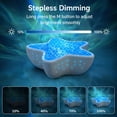 thumbnail image 3 of DAYBETTER Starfish Northern Lights Projector, 7 Color Modes Ocean Wave Night Light with Adjustable Brightness, for Bathroom, Bedroom, Aesthetic Room Decor, 3 of 6