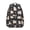 Bichon Frise and, variant on Bichon Frise and Flowers Black Pattern Backpack for School, Cute School Bag with Adjustable Shoulder Straps and Padded Back, 15.3"x11"x7.1"