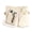 Beige, variant on Medium Canvas Tote Bag with Zipper & Multi-Pocket, Heavy Duty Reusable Canvas Purse for Women Men Work Handbag