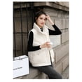 thumbnail image 3 of Cotton Vest Women's Cropped Stand Collar Loose Cotton Shoulder Cotton Vest Autumn and Winter Versatile Horse Clip Coat, 3 of 4