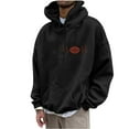 thumbnail image 2 of Goodtrade8 Graphic Oversized Sweatshirts for Men Casual Hooded Long Sleeve Drawstring Pocket Hoodies for Men, 2 of 6