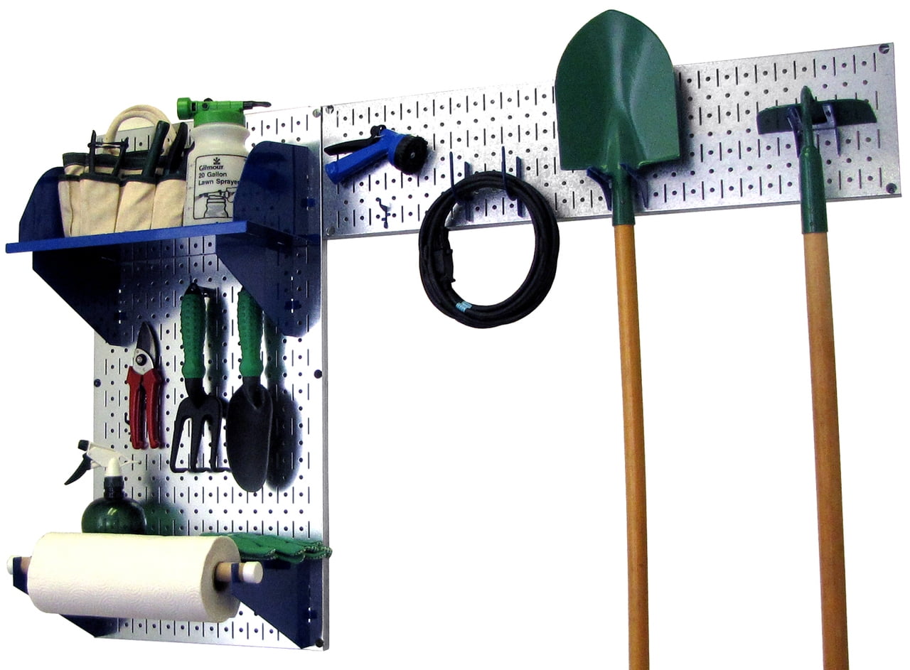 Wall Control Pegboard Garden Tool Board Organizer with Metallic