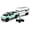 Green, variant on Tigozz 1:36 Cybertruck Pickup and Camper Trailer Toy Set with Mini Quad Bike, Pull-Back Action, Opening Doors, Lights and Sounds, Green