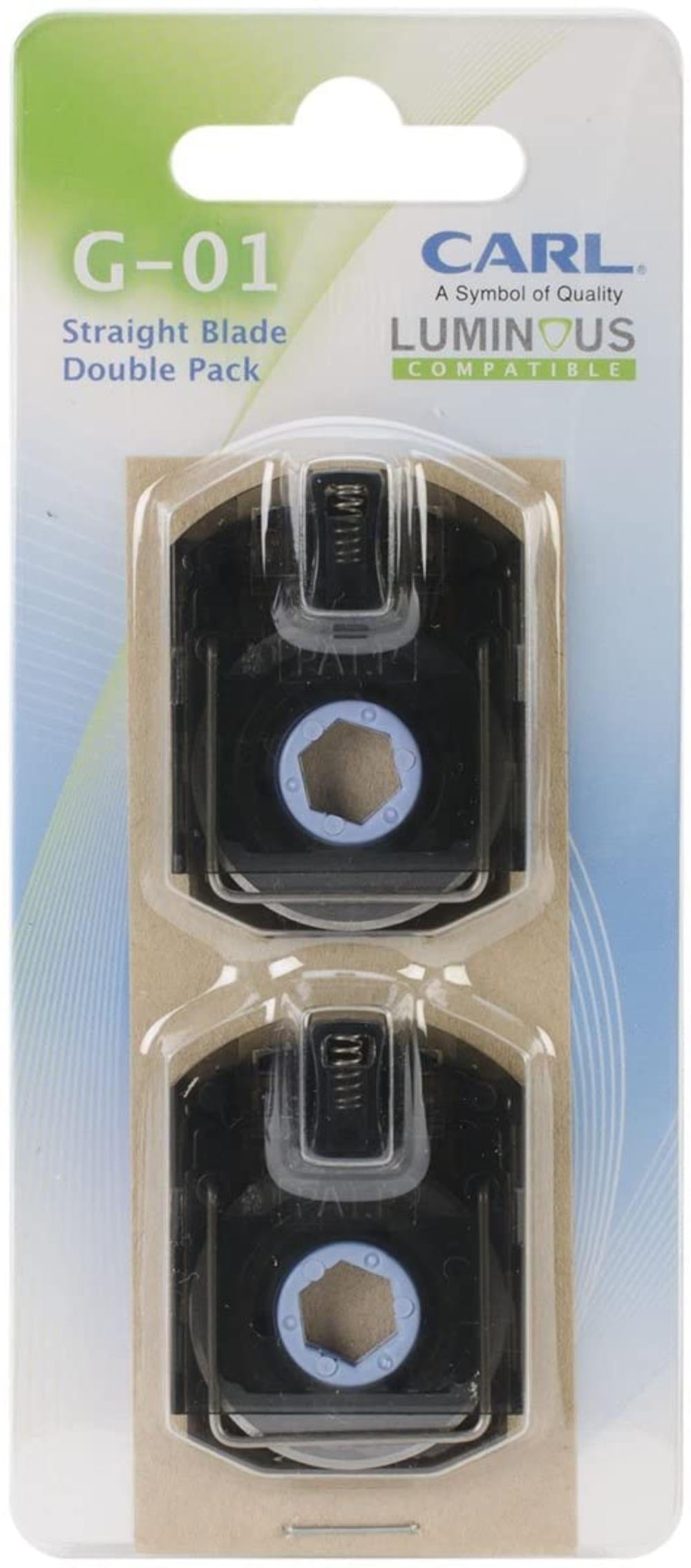 Carl Professional Rotary Trimmer Replacement Blade 2/PkgStraight; for