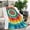 Rainbow Tie Dye, variant on Rainbow Tie Dye Mandala Pattern Blanket,Comfortable Soft Flannel Throw Blanket,All Season,Warm Lightweight Blankets for Sofa Bed Couch Living Room Chair,30"x40"
