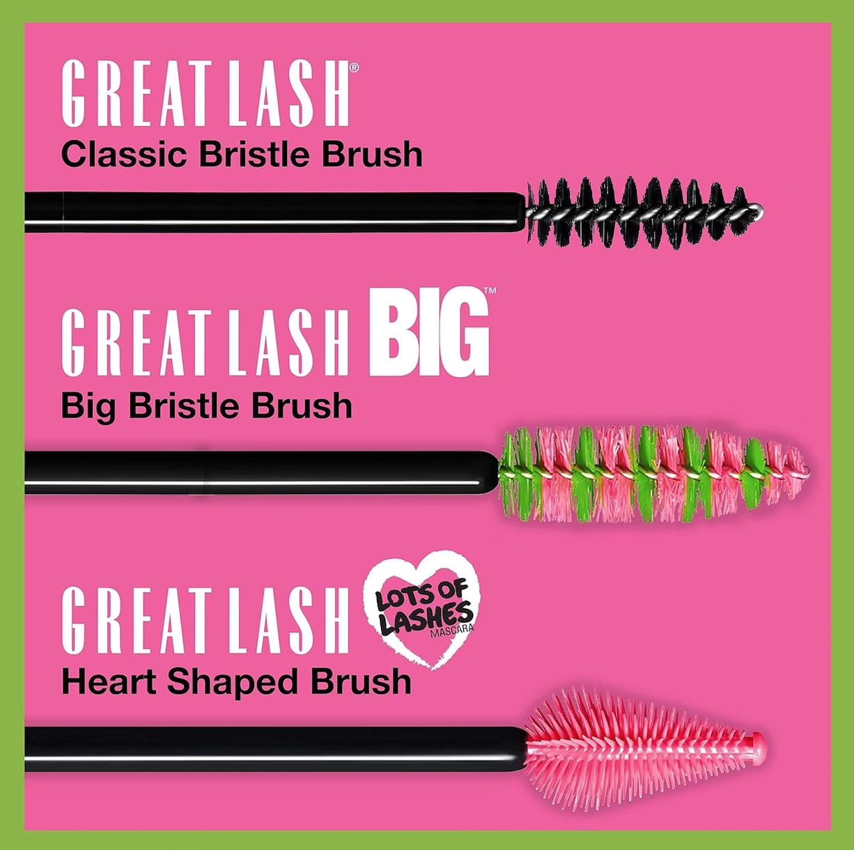 Maybelline Great Lash Waterproof Mascara - # 111 Very Black - Pack of 2 , 0.43 oz Mascara