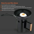 thumbnail image 4 of Outdoor BBQ Rack Tools Outdoor Kitchen Barbecue Fire Chimney Starter Bucket Fast Charcoal Ignition Barrel Carbon Furnace, 4 of 7