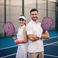 thumbnail image 6 of Pickleball Paddles Set,Pioneer Flower Floral Print Pattern Fiberglass Surface Pickleball Racket Set with 2 Indoor Outdoor Pickleball Balls and Pickleball Bag,Pickle-ball Equipment, 6 of 6