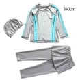 thumbnail image 1 of Traje de Baño para Niña Eigraketly Gris 140cm, 1 of 6