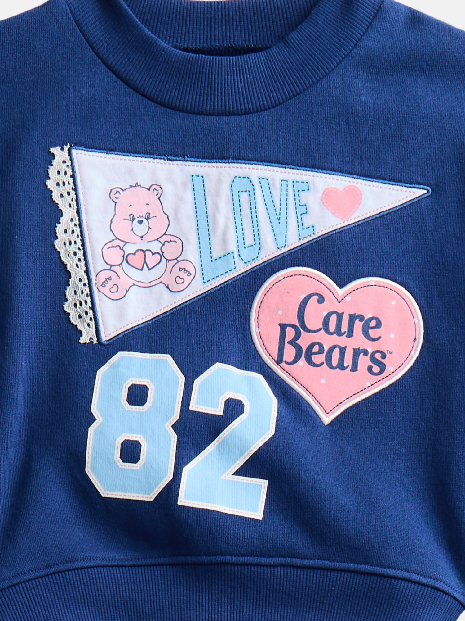 Care Bears Toddler Girls Allover Print Top and Flared Leggings Set, 2-Piece, Sizes 12M-5T
