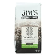 (6 pack) (6 Pack) Jim'S Organic Coffee Colombian Santa Marta Montesierra Whole Bean Single Origin Coffee, 12 Oz