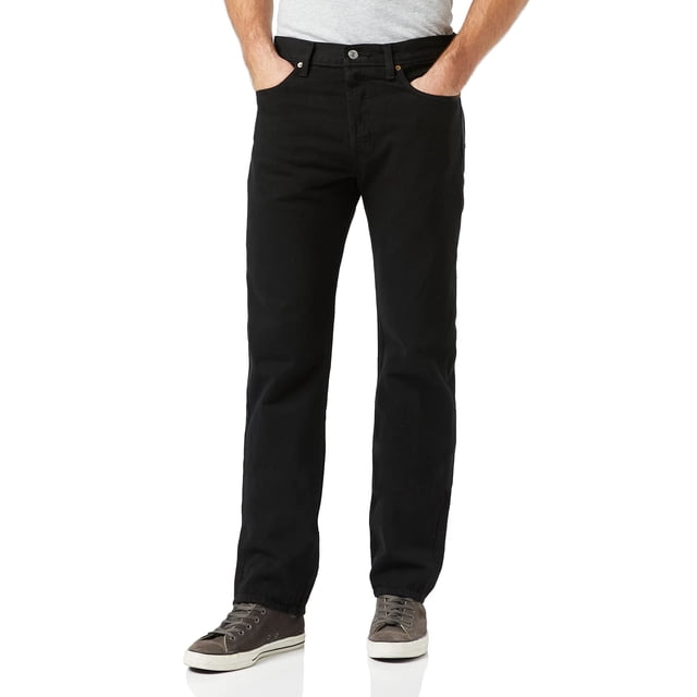 Jeans Levi's 501 Original Fit para hombre, negro moderno, 40W x 32L
