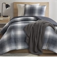 thumbnail image 4 of Mainstays Shadow Plaid 2-Piece Grey Comforter Set, Twin/Twin XL, 4 of 10
