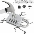 thumbnail image 4 of relayinert 4 Pieces Password Padlock Accessory Locking Device Household Professional Combination Digit Code Lock Padlocks Devices, 4 of 6