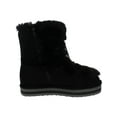 thumbnail image 2 of Sun + Stone Womens Remii Faux Suede Fuzzy Winter & Snow Boots, 2 of 3