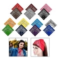 thumbnail image 1 of de 14 Paisley Bandanas Multicolor Bufanda para el Pelo Bufanda Navidad para Hombre Mujer Soledad Bandana de algodón con estampado de cachemira, 1 of 10