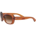 thumbnail image 5 of Ray-Ban JACKIE OHH 0RB4101F Sunglasses for Womens - Size - 58 (Brown Gradient), 5 of 5