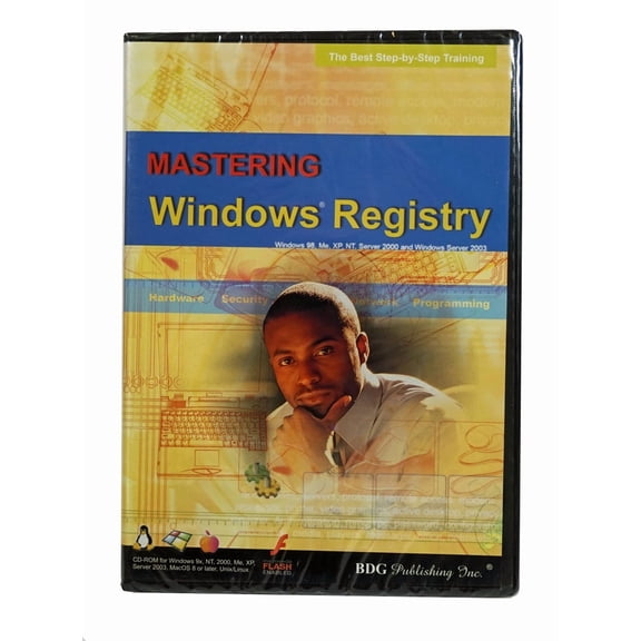 Mastering Windows Registry Training Software - Step by Step Tutorial CD