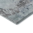 thumbnail image 3 of Addison Rugs Mayfield Premium Machine Washable Transitional Abstract Turquoise Round Rug, 8' X 8' Machine Washable Transitional Abstract Turquoise Oversized Sherpa Throw Blanket, 3 of 6