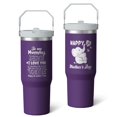thumbnail image 2 of 1pc New Mom 30oz Tumbler with Straw & Handle - Insulated Stainless Steel Cup | Holiday Gift for Man Women (Christmas, Valentine's, Birthday), 2 of 7
