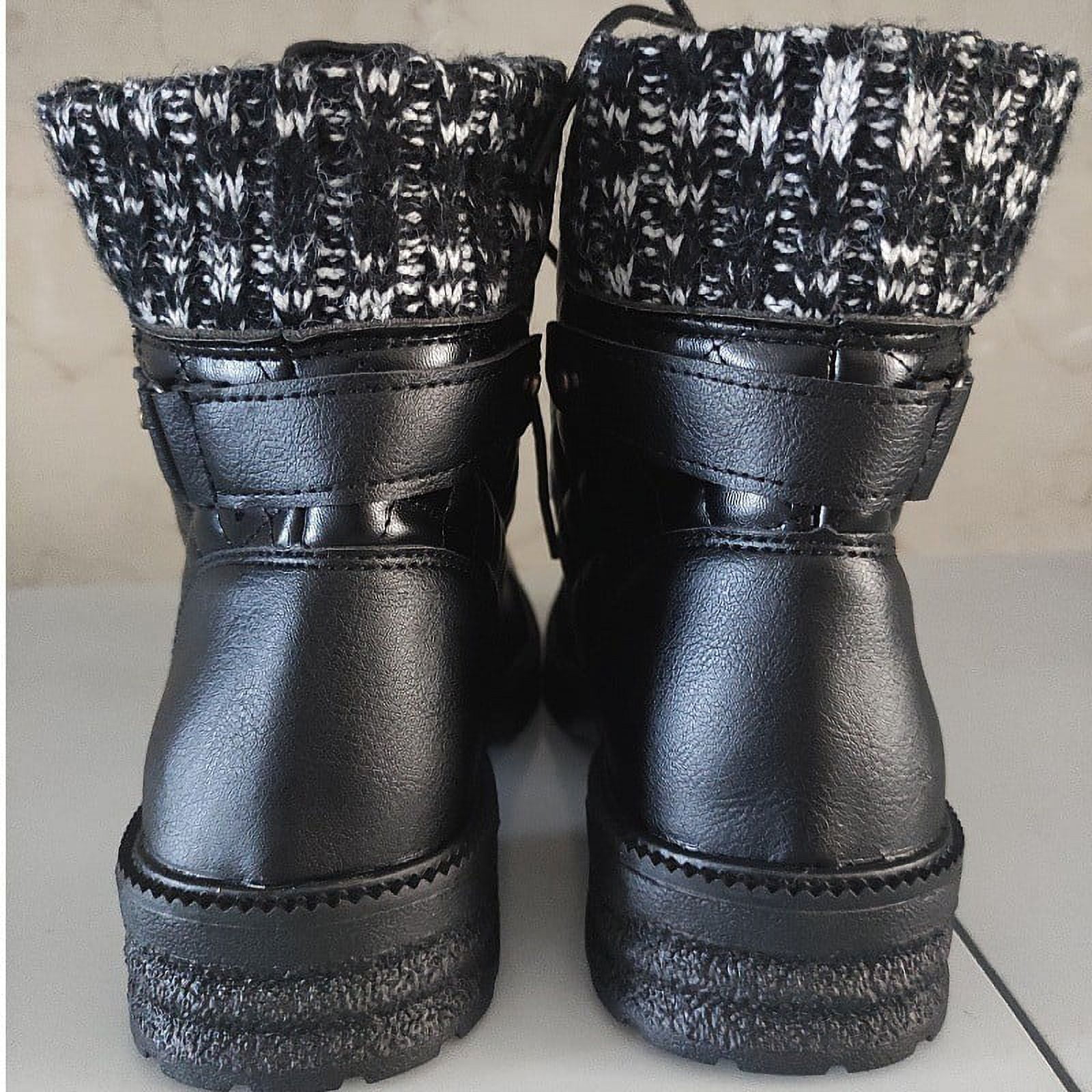 Summer Saving Clearance AXXD Mid-Calf Boots, Ladies Fall Autumn Snow Boots For Women Hiker Boots Women Shoes Knee-High Slouch Christmas For Shoes For Clearence