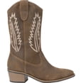 thumbnail image 3 of Women's White Mountain Caraway Cowgirl Boot Brown Leather 6 M, 3 of 6