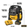 thumbnail image 5 of Dewalt DCC2560T1 FlexVolt 60 Volts MAX 2.5 Gallon Cordless Portable Air Compressor Kit, 5 of 12