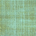 thumbnail image 1 of Ahgly Company Indoor Square Abstract Light Blue Contemporary Area Rugs, 7' Square, 1 of 4