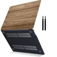 thumbnail image 5 of Hard Shell Cover Compatible with New MacBook Air 13" 2022 2021 2020 2019 2018 A2337 m1&A2179&A1932 Cable Tie, Wood grain 96_3, 5 of 5