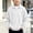 White, variant on Tdoqot Boys Waffle Knit Sweatshirt with Collar- Casual Fashion Long Sleeve Fall Winter Kids Pullover Tops Black Size 8