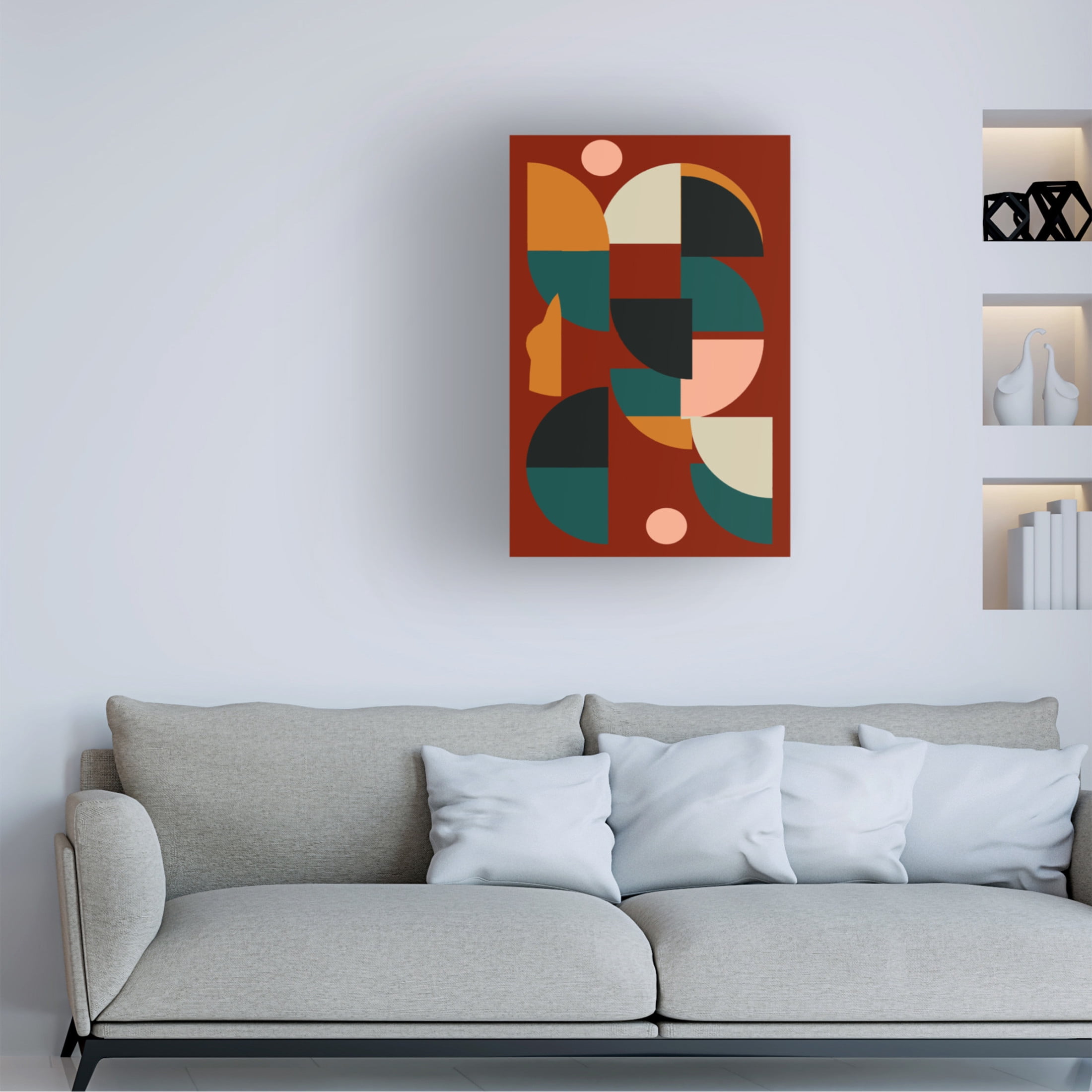 Trademark Fine Art Vision Studio Arches on Rust I Canvas Wall Art