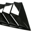 thumbnail image 5 of Ikon Motorsports Compatible with 17-23 Tesla Model 3 Rear Quarter Side Window Louvers Scoop Cover Vent Panel Pair - Carbon Fiber Print 2017 2018 2019, 5 of 7