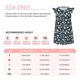 thumbnail image 3 of Fotbe Daisy Floral B Vestido de Dormir para Niñas de 3 a 10 Años, Mangas Cortas, Estilo Princesa, Pijama Camisón con Mangas Voladas-XX-Large, 3 of 6