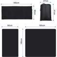 thumbnail image 2 of Fleece Sleeping Bag Liner Travel Sheet Camping Sleep Sack Ultralight Zippered Storage Bag Full Sized Zipper Backpacking Blanket for Traveling, Camping, Hiking, Outdoor Activities, 2 of 14