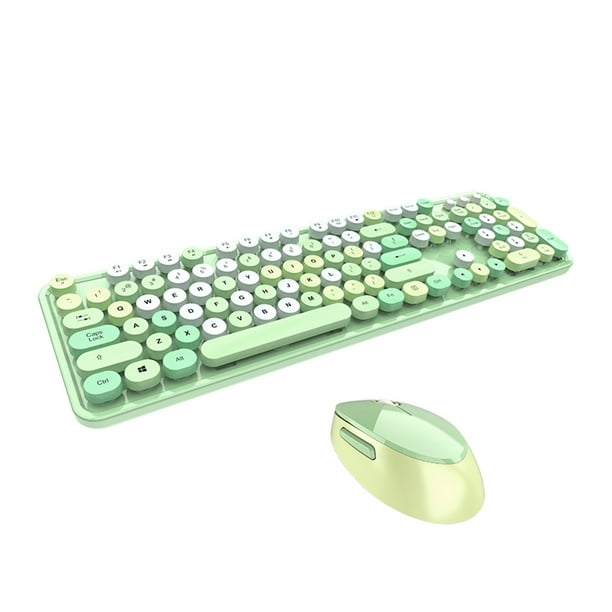 Mofii Sweet Keyboard Mouse Combo Color mezclado 2.4G Teclado inalámbrico Juego de mouse Mofii Combo