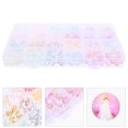 thumbnail image 1 of OULII 480Pcs Acrylic Beads for Craft Assorted Colors Smooth Surface Durable Material, 1 of 7