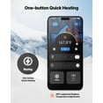 thumbnail image 2 of Heated Socks with APP Control, 4 Heating Levels for Men, Women, 5000mAh Rechargeable Electric Heating Socks Foot Warmer for Hunting, Riding, Camping， L, 2 of 9