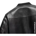 thumbnail image 4 of Chamarra Chaqueta Biker Piel Vinil Polo Slim Hombre Moda, 4 of 8