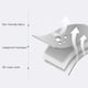 thumbnail image 4 of Cojín de soporte de baño,almohadilla de baño para bebé, Cojín flotante del baño Almohada con Soporte Adaptable Sunnimix Almohadilla de soporte para asiento de baño, 4 of 7