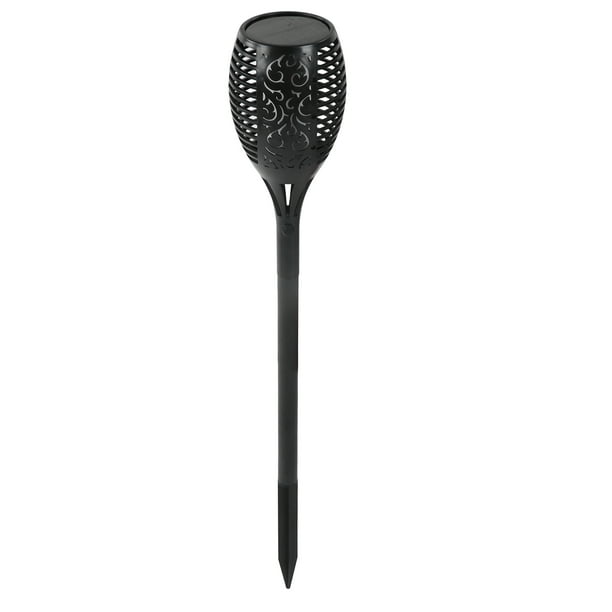 Lámpara Solar De Llama Solar Resistente Al Agua, 96LED, Carcasa De ABS, Antorcha De Llama Danzante Parpadeante Para Paisaje De Jardín