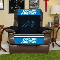 Black Carolina Panthers Recliner Protector