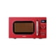 thumbnail image 1 of COMFEE' - Horno de microondas pequeño retro con tamaño compacto, 9 menús preestablecidos, placa giratoria con memoria de posición, función de silencio, encimera, perfecto para espacios pequeños, 0.7, 1 of 5