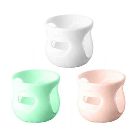 

Hzsb 3 Pcs Silicone Bottle Sleeves 120ml/240ml Baby Bottle Holder Anti-slip BPA Free Insulation Sleeve for Glass Baby Bottle