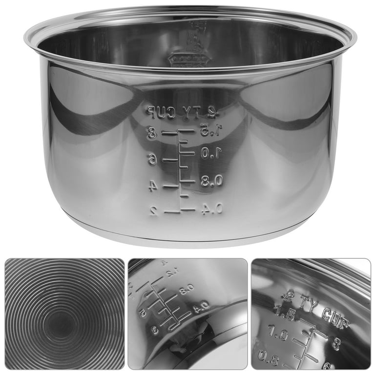 OSALADI Inner Pot 4L Rice Cooker Pot Replacement Inner Cooking Pot