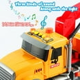 thumbnail image 5 of ILANKTOZI 15" Large Tow Truck Friction Powered Transport Truck Crane Play Vehicle, 4+ Yrs, 2 Count, 5 of 7